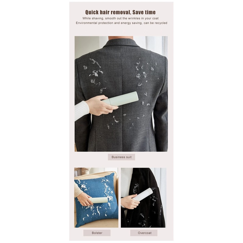 Reusable Pet Hair Remover Brush With Self Cleaning Base 14