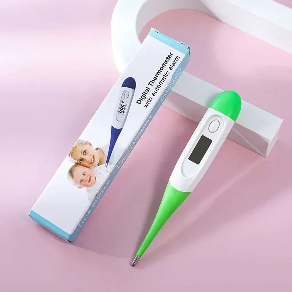 Digital Thermometer With Soft Tip For Oral And Underarm Use 9