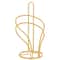 Elegant Gold Metal Paper Towel Holder With Stable Base 8