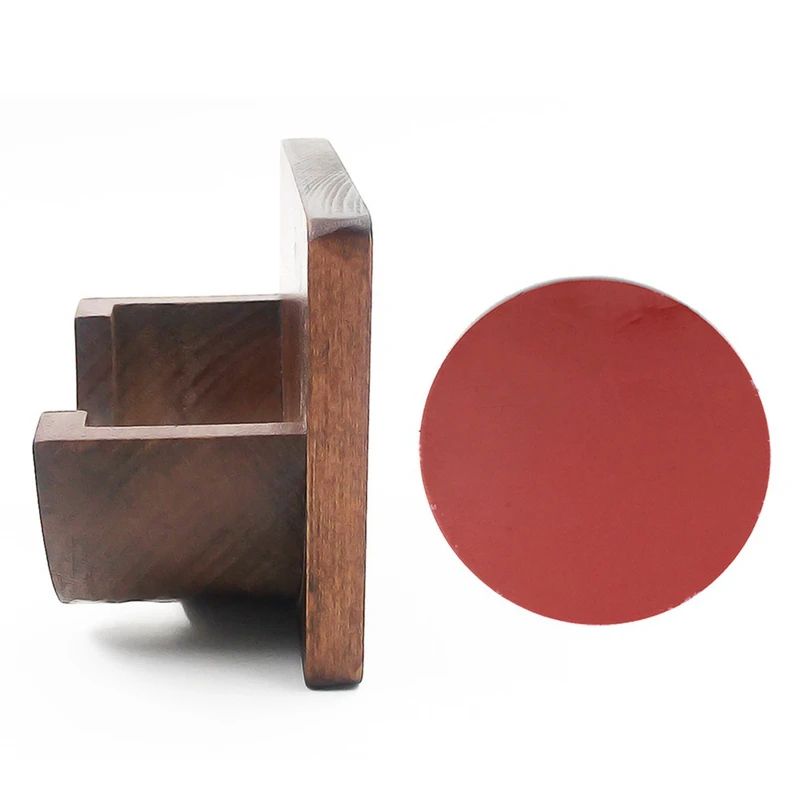 Wood Espresso Portafilter Holder Wall Mounted Rack 1