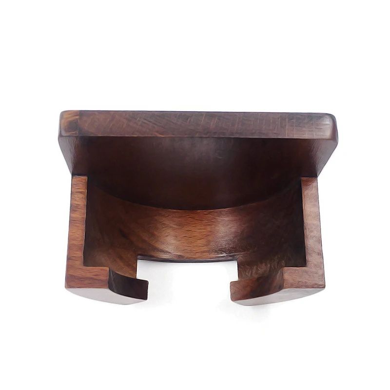 Wood Espresso Portafilter Holder Wall Mounted Rack 2