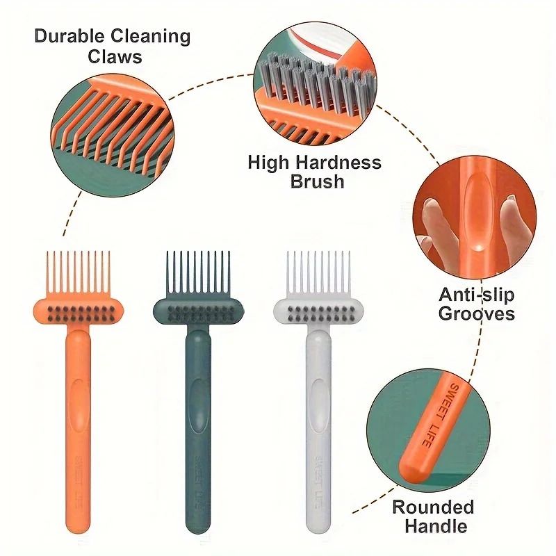 2 In 1 Hair Brush Cleaner Tool Comb Remover 3