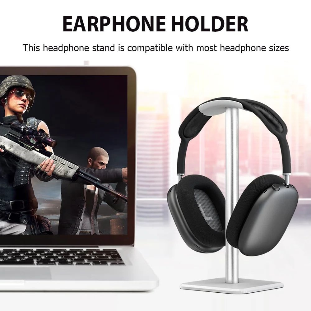 Aluminum Headphone Stand With Anti Slip Base 5