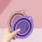 Foldable Silicone Makeup Brush Cleaner Bowl 2