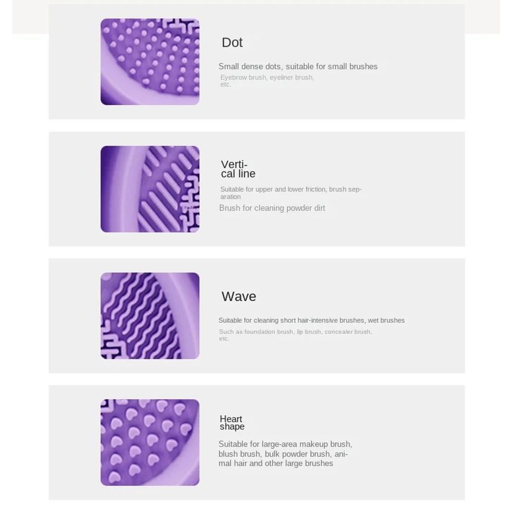 Foldable Silicone Makeup Brush Cleaner Bowl 7