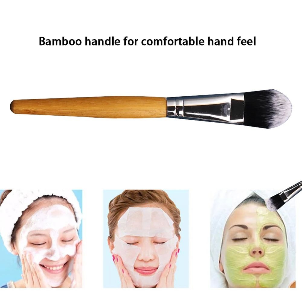 Bamboo Facial Mask Brush For Smooth And Even Application 6