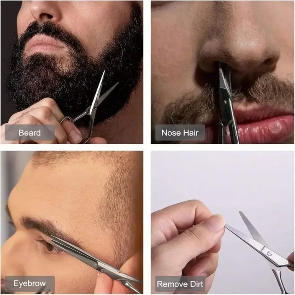 Elegant Mustache Trimming Scissors For Men 2