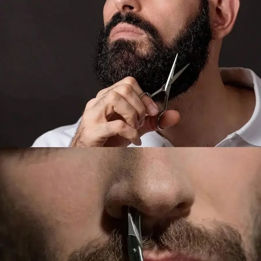 Elegant Mustache Trimming Scissors For Men 3
