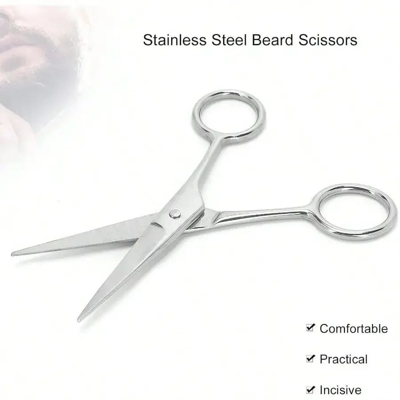Elegant Mustache Trimming Scissors For Men 5