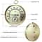 Round Sauna Thermometer Hygrometer Temperature Gauge 1