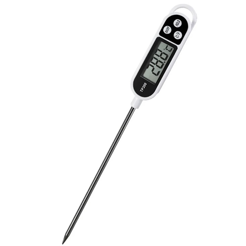 Digital Food Thermometer With Probe And LCD Display 7
