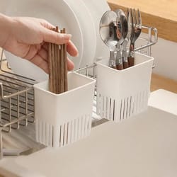 multifunction cutlery holder and chopstick drain rack