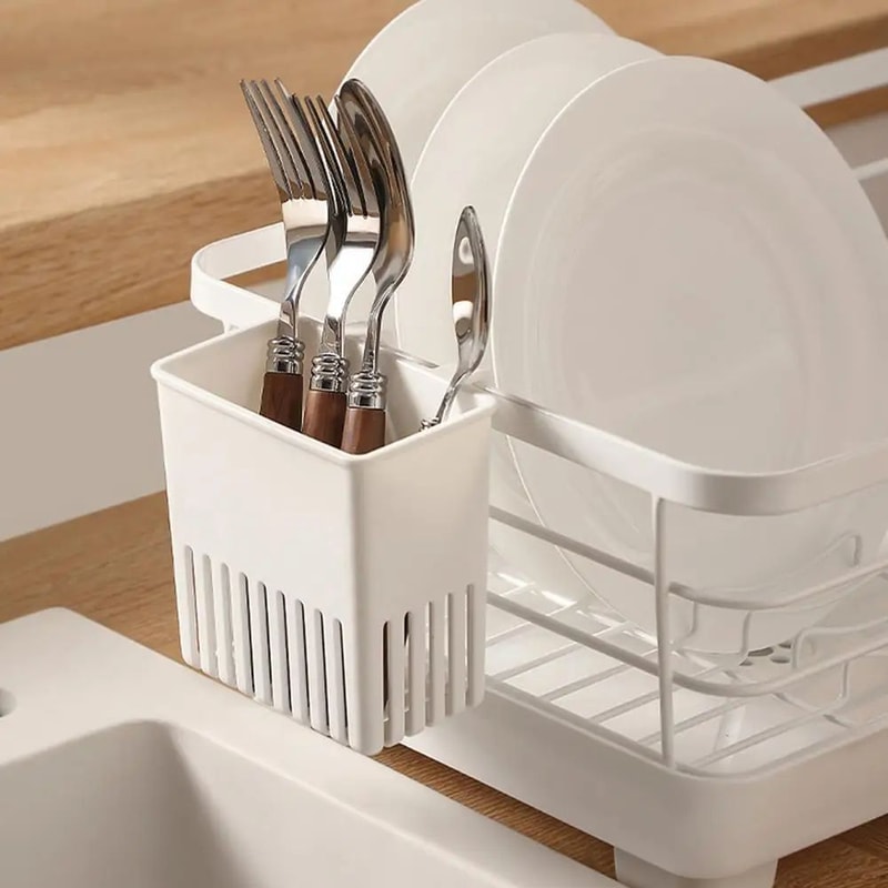 Multifunction Cutlery Holder And Chopstick Drain Rack 9