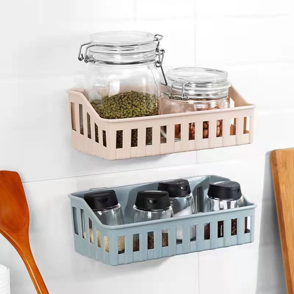 Adjustable Bathroom Storage Rack Cosmetic Organizer Shelf 1