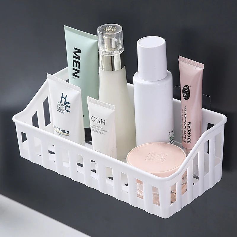 Adjustable Bathroom Storage Rack Cosmetic Organizer Shelf 13