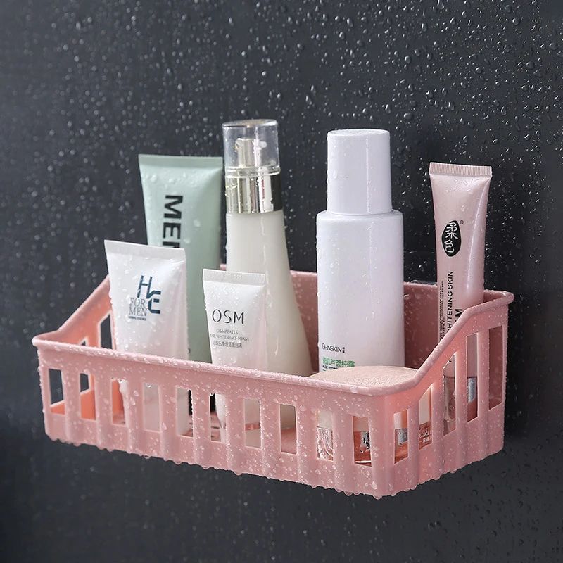 Adjustable Bathroom Storage Rack Cosmetic Organizer Shelf 11