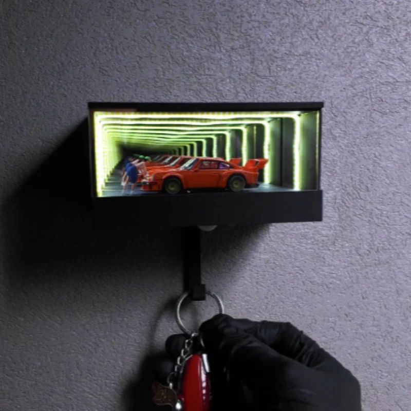 Car Key Holder With LED Light Wall Organizer 3