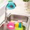 Double Sink Saddle Sponge Holder Kitchen Caddy Organizer 1