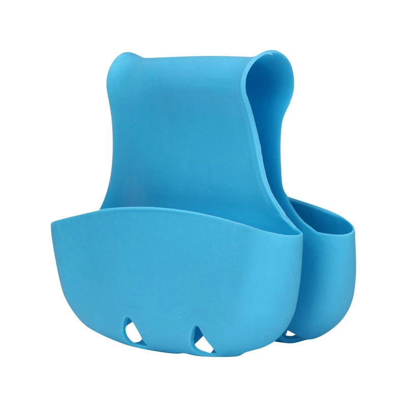 Double Sink Saddle Sponge Holder Kitchen Caddy Organizer 3