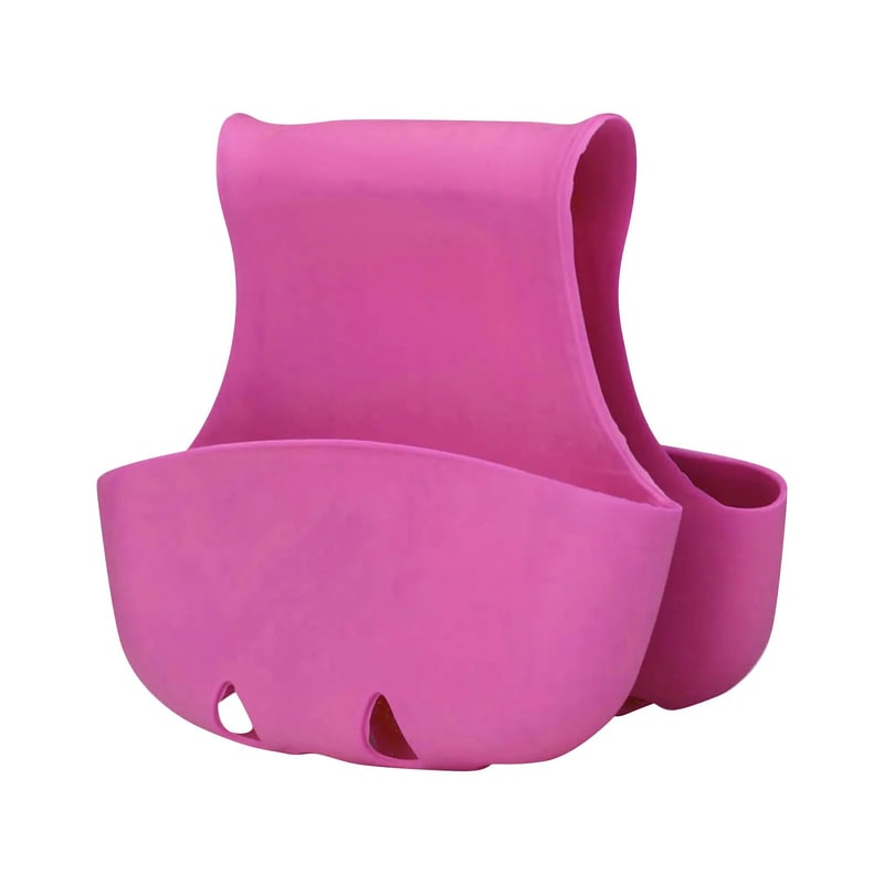 Double Sink Saddle Sponge Holder Kitchen Caddy Organizer 4