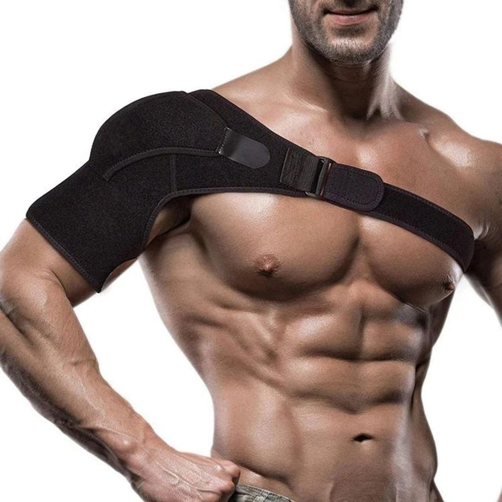 Adjustable Shoulder Support Brace With Compression Pad 1