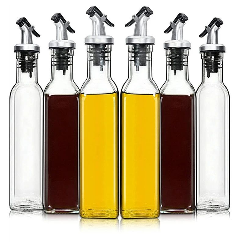Leakproof Plastic Oil Dispenser Bottle For Kitchen Use 0