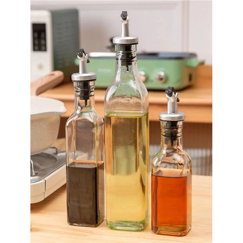 Leakproof Plastic Oil Dispenser Bottle For Kitchen Use 6