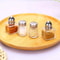 Mini Glass Spice Jar Set With Lid Portable Seasoning Bottles 5
