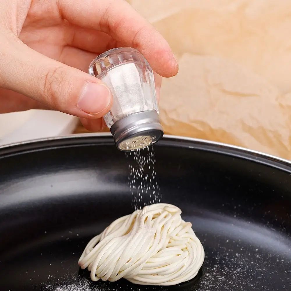 Mini Glass Spice Jar Set With Lid Portable Seasoning Bottles 1