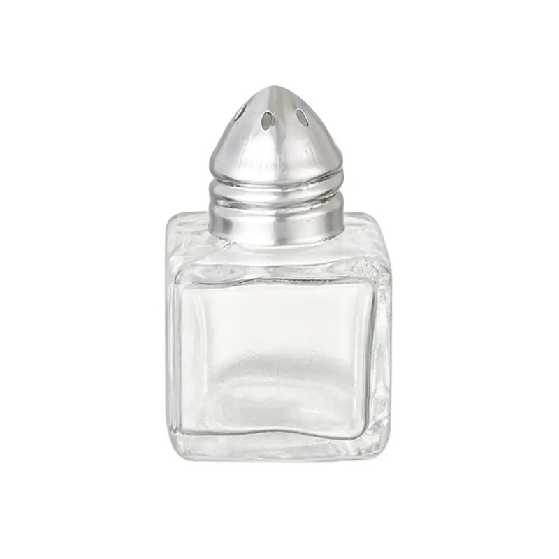 Mini Glass Spice Jar Set With Lid Portable Seasoning Bottles 14