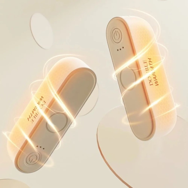 2 In 1 Magnetic Rechargeable Hand Warmers With LED Display 1