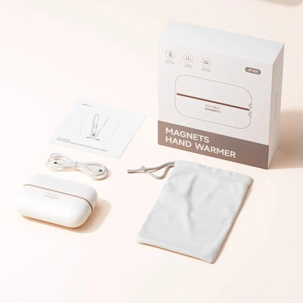 2 In 1 Magnetic Rechargeable Hand Warmers With LED Display 3