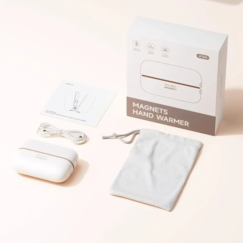 2 In 1 Magnetic Rechargeable Hand Warmers With LED Display 3