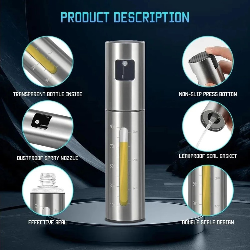 Advanced Glass Olive Oil Sprayer Bottle For Cooking 6