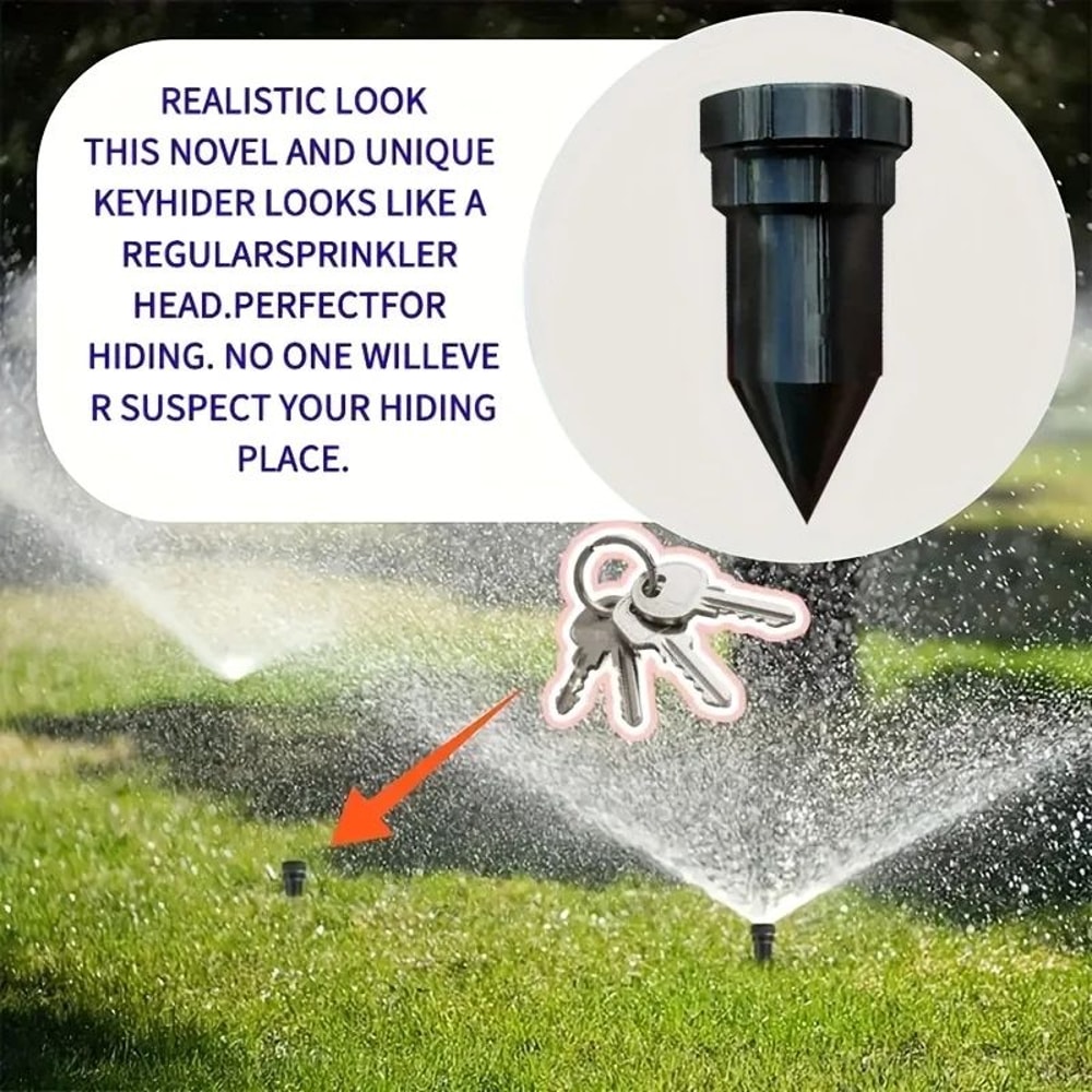Garden Watering Can Key Hider Outdoor Hidden Key Safe 9