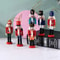 Mini Nutcracker Soldier Set Christmas Desktop Ornament Decor 3