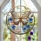 Butterfly Stained Suncatcher Round Acrylic Window Hanging Decor 0