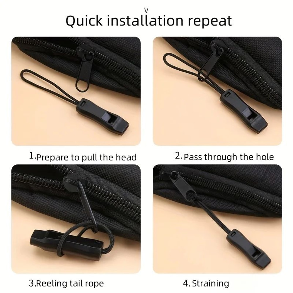 5PCS Outdoor Emergency Survival Whistle With Clip 4