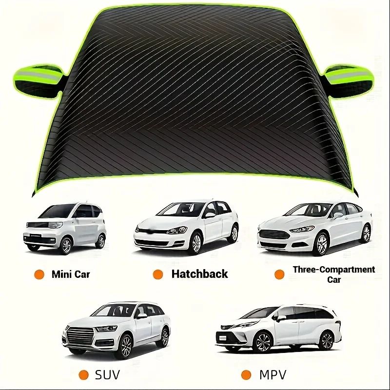 Magnetic Car Windshield Snow Cover For Winter Protection 3
