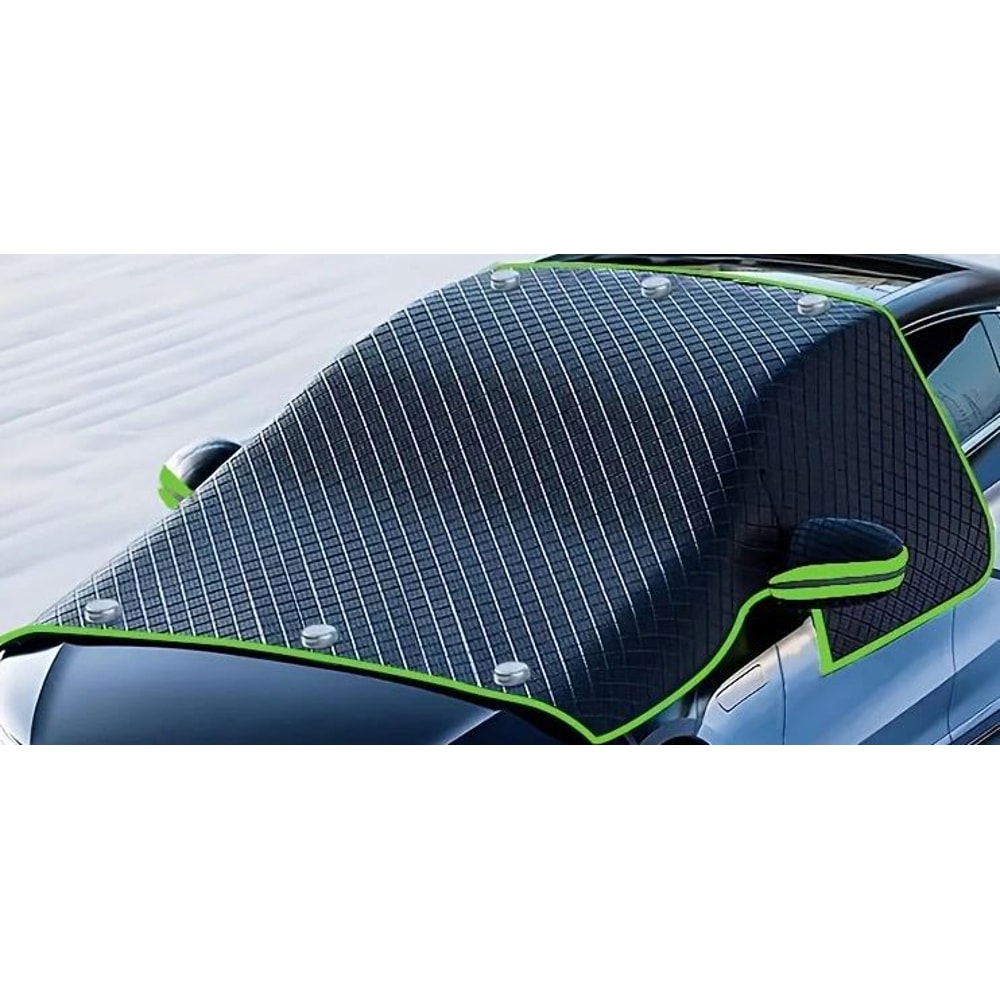 Magnetic Car Windshield Snow Cover For Winter Protection 7