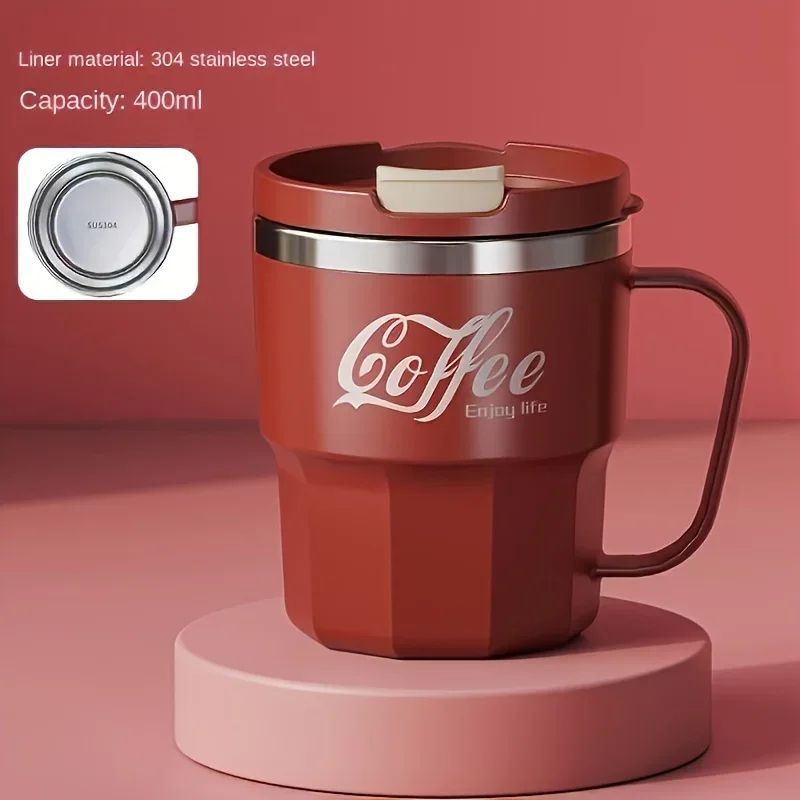 Insulated Stainless Steel Tumbler With Lid Durable Drink Cup 5