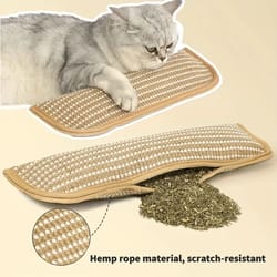 sisal cat scratching pad bed with cushion non slip base