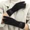 Womens Thermal Winter Gloves Soft Warm Lined Elegant Design 3