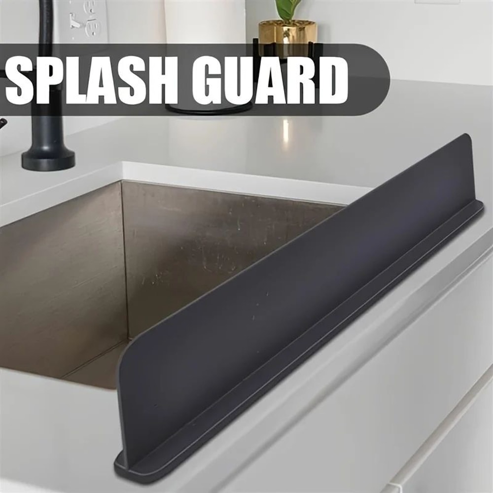 Silicone Sink Splash Guard Water Barrier With Suction Cups 10