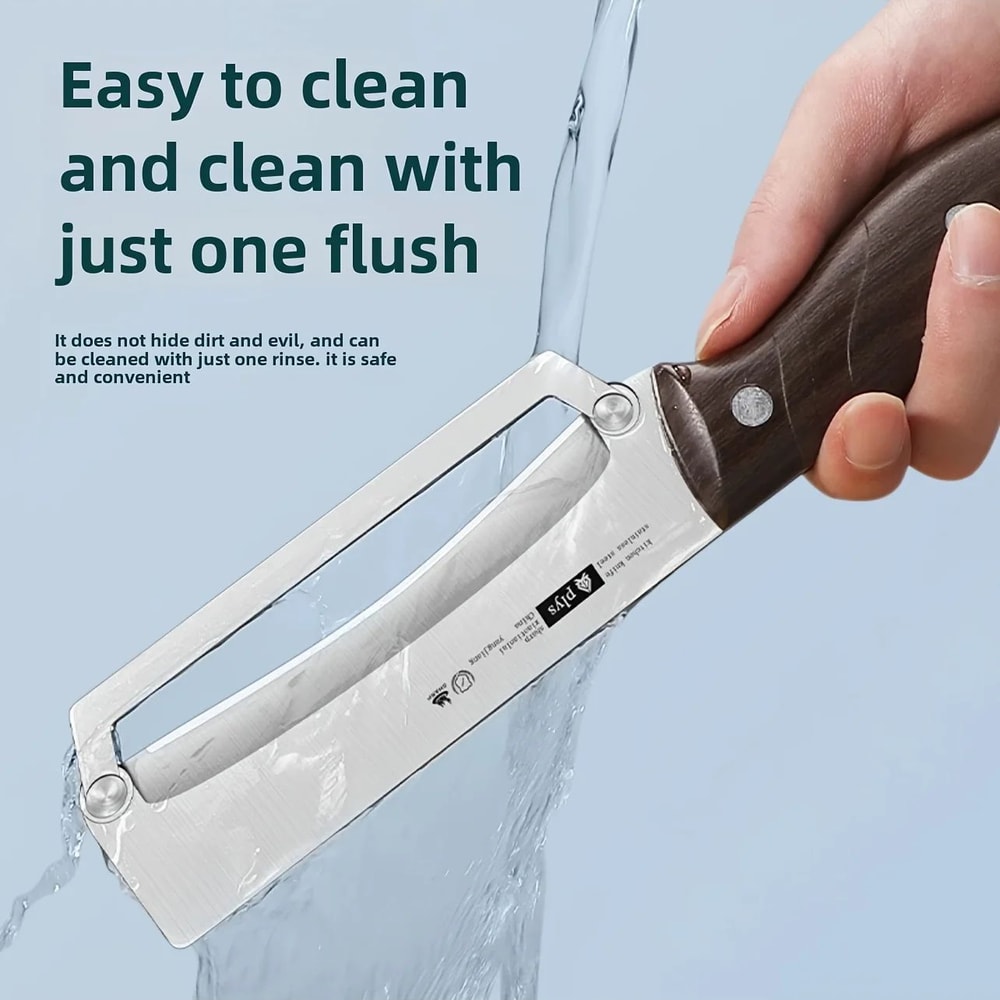 Stainless Steel Vegetable Peeler With Wooden Handle Durable Slicer 7