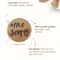 Kraft Paper Round Label Stickers 500PCS Self Adhesive Roll 1
