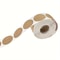 Kraft Paper Round Label Stickers 500PCS Self Adhesive Roll 6