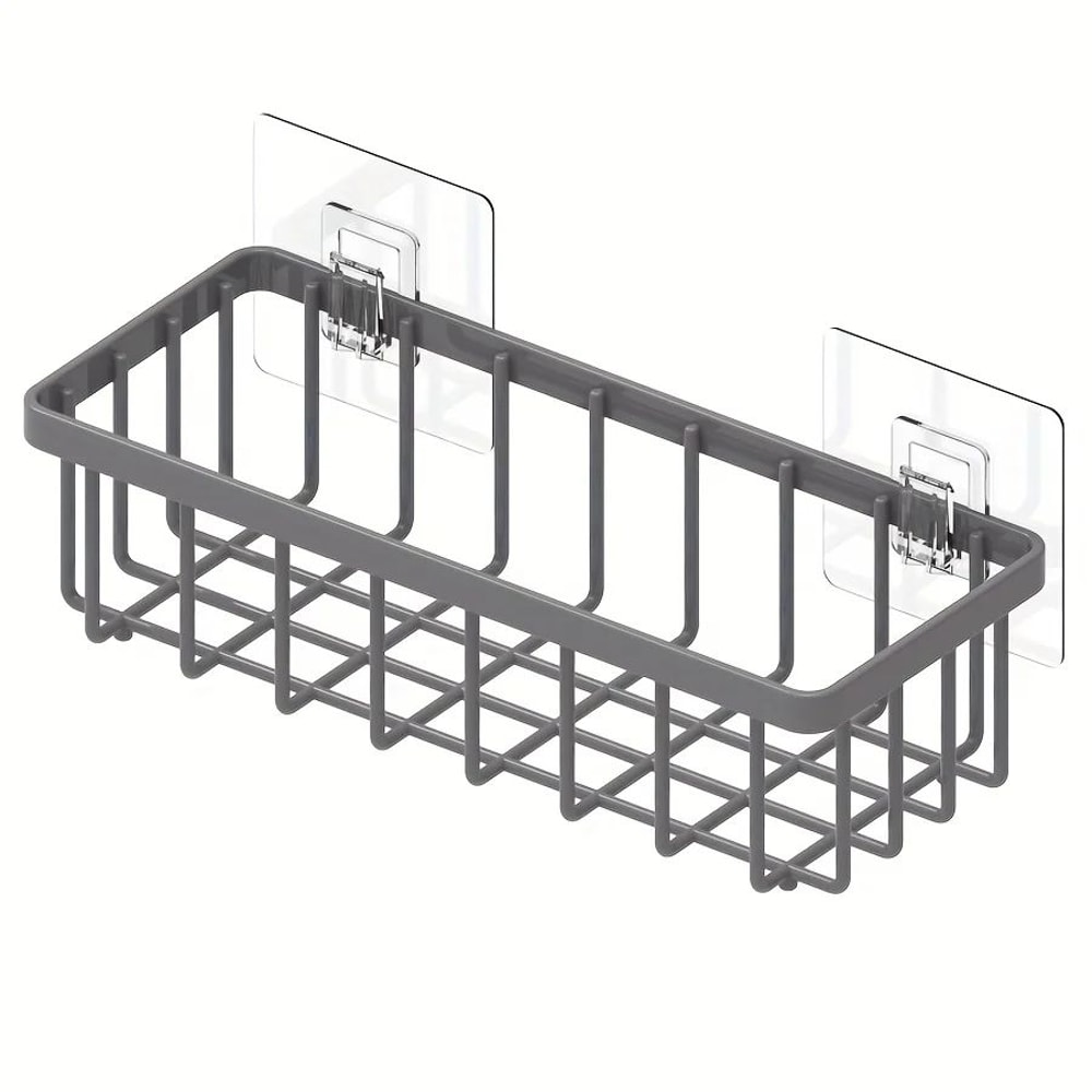 No Drill Kitchen Sink Organizer Rack For Sponges And Towels 8
