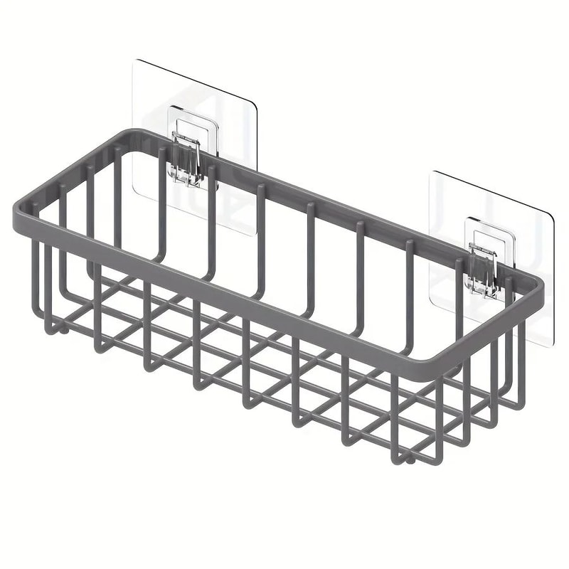 No Drill Kitchen Sink Organizer Rack For Sponges And Towels 8
