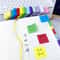 11PCS Fluorescent Sticky Notes Colorful Memo Pads Set 1